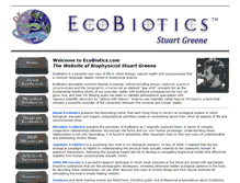 Tablet Screenshot of ecobiotics.com